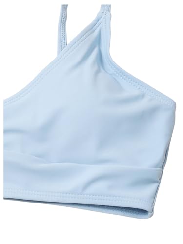 OYOANGLE Gril's Floral Print Bikini Bathing Suit Wireless 2 Piece Swimsuit3