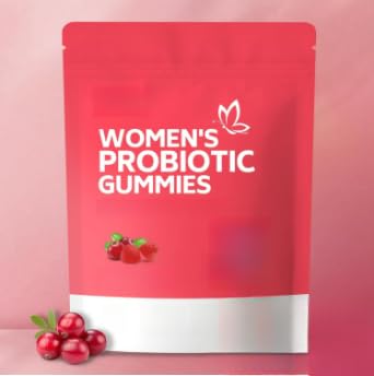 Women's Probiotic Gummies, Vaginal Probiotics, Balance Gummies, Vitamin C for Menstrual Pain Relief