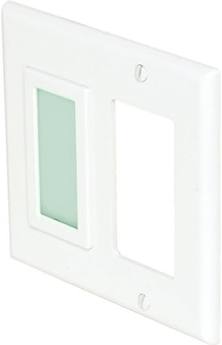 Sidelite Decorator Wall Plate, White