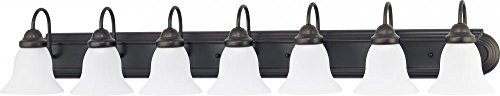 Image of Nuvo Lighting 60 /3155 Traditional Seven Light Vanity from Ballerina Collection in Bronze /Dark Finish