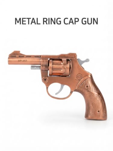 Generic Metal Ring Cap Gun Revolver with Holster (Rosegold) - Image 7
