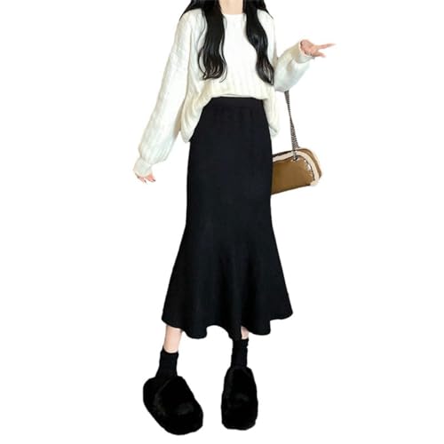SUIUOI Faldas de Pana para Mujer Falda Larga de Pana, A Line Faldas Plisadas de Tartán Invierno Otoño Midi Faldas Largas, Elástica Vintage Elegante Avellanada, Aldas Plisadas Casual Fiesta