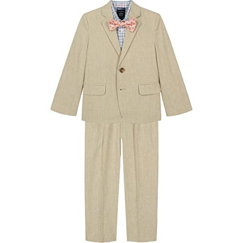 Costume de cérémonie Nautica khaki taille 2T avec finitions haut de gamme pour enfant