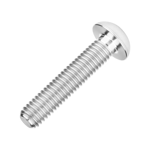 Image of Titanium Bolt M4x6 8 10 12 15 20mm Hex Head Screws for Bicycle Pack of 4 (Silver, M4x20mm)