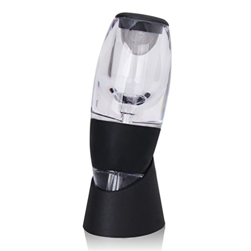Magic Decanter Aérateur Essentiel avec Vin Filtre, Boîte de Cadeau et Sac Voyage Inclus