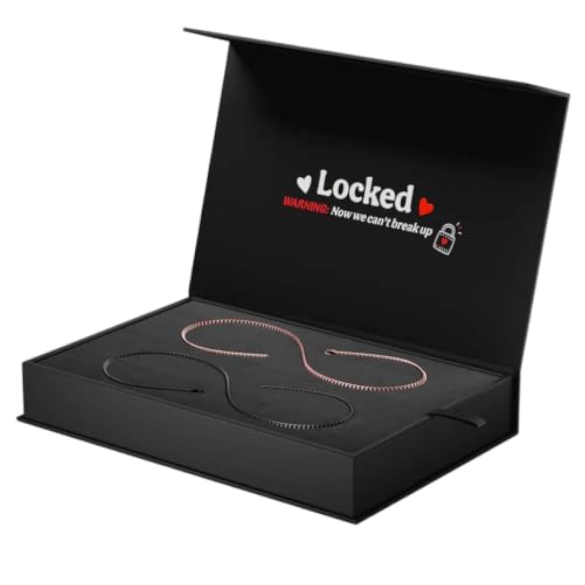 Matching Couples Romantic Locking Bracelets