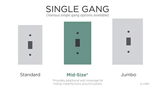 Franklin Brass W10397V-Un-C Square Single Duplex Outlet Wall Switch Plate/Cover, 3 Pack, Unfinished Wood #TOP7