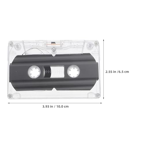 Cintas de casete de 30 minutos con rendimiento de audio estable y carcasa de plástico transparente 2