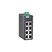 EDS-208 - Moxa 8 Port Entry Level unmanaged Ethernet Switch w/(8) 10/100BTX Ports (Plastic housing) (Power Supply not Included).
