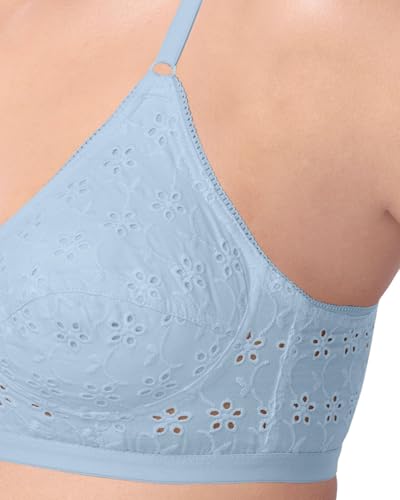Image of Brida Italia Women's Cotton Minimizer Saree Bra | Full Coverage | Non-Padded, Wire-Free | Comfortable Daily & Ethnic Wear