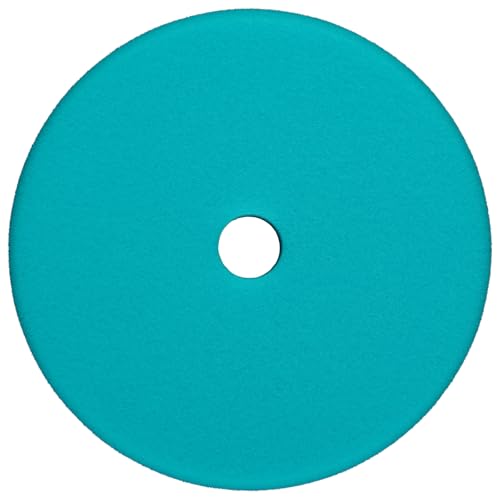 Image of RUPES 9.DA150B Pack of 12 Light Blue D-A Intermediate Foam Polishing Pads 150mm | Ideal for Paint Correction & Gloss Enhancement | Compatible with 5 inch Backing Plate | Improves Cutting Performance