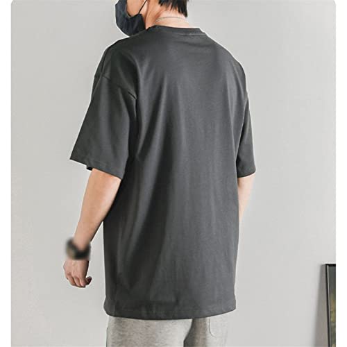 T-shirt couleur unie style classique décontracté Xinjihui taille M - 6