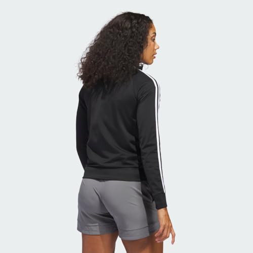 adidas Essentials Warm-Up Tricot Slim 3-Stripes Track Jacket (Plus Size) Women's4