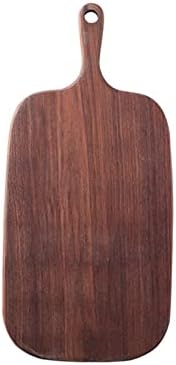 Premium Walnut Chopping Board - Non-Slip Cutting Board for Pizza, Bread, Fruits & Sushi - Hangable Kitchen Tool & Essential Cooking Accessory