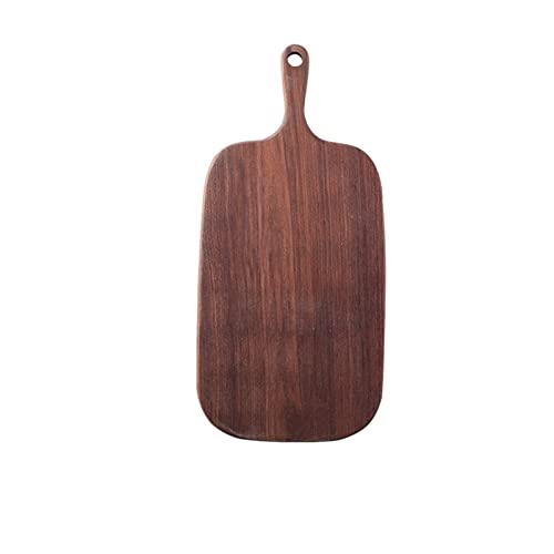 Tabla de Cortar Tabla de cortar de calidad para cocina, bloques de madera para cortar, de haya y nogal, bandeja para pizza, pan, fruta, sushi, utensilios de cocina antideslizantes para colgar
