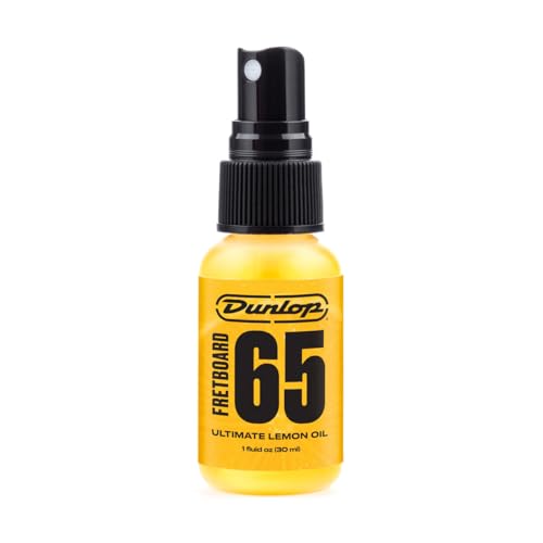 Bottiglietta da 29,5 ml. JIM DUNLOP 6551SI - Formula 65 Ultimate Lemon Oil, Prodotto per la Pulizia e Manutenzione degli Strumenti a Corda, Formato da 29,5 ml
