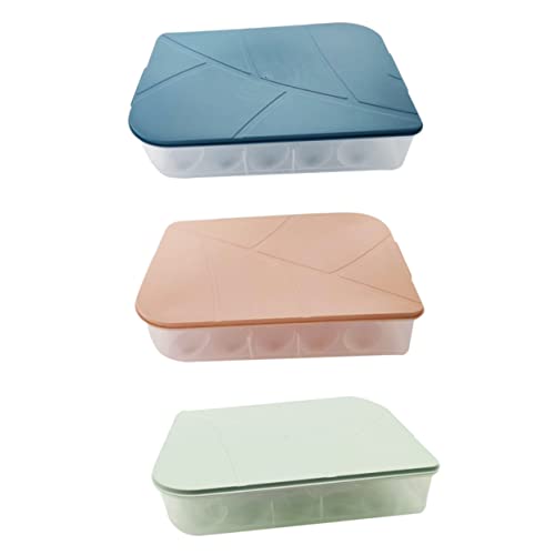 CAXUSD 卵保存トレイ 3個パック 大型冷蔵庫用卵ボックス 滑り止めデザイン お手入れ簡単