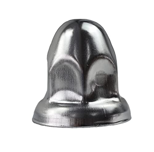 Kasong 33Mm Chrome Steel Lug Nut Covers Caps With Flange Push On Bullet For Semi Truck (10) #TOP2