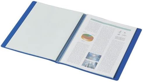 （まとめ）コクヨクリヤーブック（Glassele） 固定式 背ポケット A4タテ 60ポケット オフホワイト ラ-GLB60W 1セ