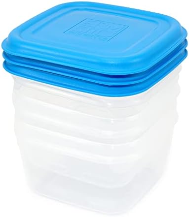 Dihl Set 4 Contenitori Ermetici Per Alimenti: 4x4 Litri, Plastica Senza BPA, Impilabili, Con Etichette E Pennarello - 4