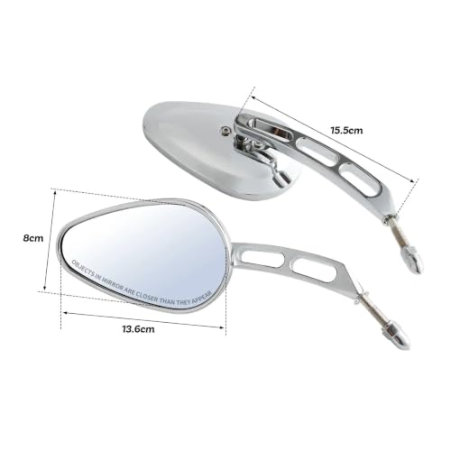Espejo retrovisor de motocicleta para Road Glide Special FLTRXS 2015 con acabado resistente 4