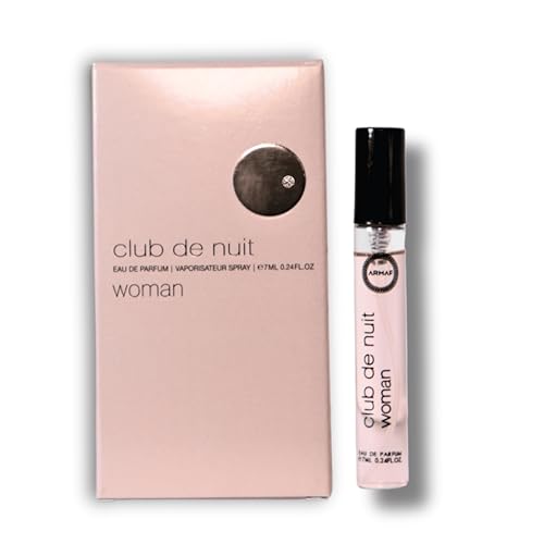 La Mejor Lista de La Nuit del mes. 49 Armaf Club De Nuit – Fruity, Floral, Musky, Woody – Eau de Parfum Vial Spray for Women, 0.24 oz / 7 ml