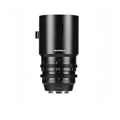 DSLR Camera Lens, 120mm T2.9 Macro 2X Large Aperture Telephoto Cine Lens Full Frame,Compatible for Sony Nikon Canon Panasonic(RF)