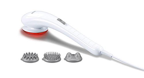 Beurer MG21 - Aparato de Masaje con infrarrojos, intensidad graduable, 3 cabezales distintos, color...