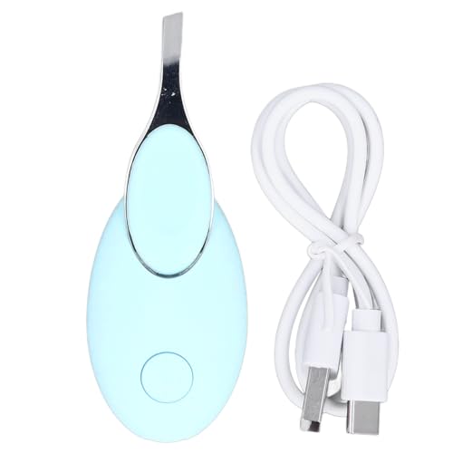 YUANKEECE Pinzas para Cejas, Depiladora de Precisión para el Aseo Facial y Corporal, Diseño Visualizado, Punta Inclinada de Acero Inoxidable, Uso Profesional y Doméstico (Verde)
