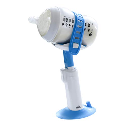 Babaste Baby Bottle Holder | Hands-Free Feeding That Improves Hand Eye Coordination, And Motor Skills | Keep Bottles Secure & Off The Floor | Color: Blue #TOP3