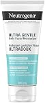 Crème hydratante quotidienne sans parfum Neutrogena, Hypoallergénique, Pour le visage et le cou pour peau sensible avec vitamine B3, pro-vitamine B5 et vitamine E soutient la barrière dynamique, 100 ml