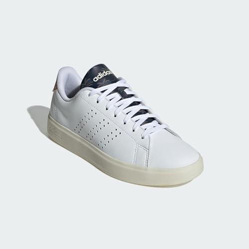 Image of adidas Womens Advantage Lace Up Sneakers Shoes Casual - White