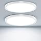 Taipow 18W 2448LM Led Deckenleuchte Flach, 6500K Tageslichtweiß Deckenlampe Flur Rund, IP44 UltraDünn Badezimmer Lampe Küchenlampe Decke für Küche Bad Schlafzimmer Flur Balkon Keller, Ø22CM (2 Stück)