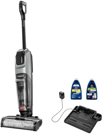 Jegehoyo 5 Stück Zubehörset für Bissell CrossWave OmniForce Edge 4076,4087,4000,4006,4007,4017,4008,3999,3912 Nass- und Trockensauger, Ersatzteile, 2 Bürstenrollen, 2 HEPA-Filter, 1 Reinigungsbürste