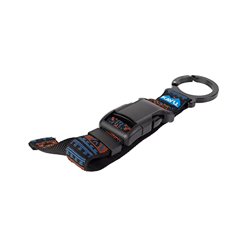 Image of KAVU Skeena Extension Strap With Buckle and Carabiner - Elastic Backpack Luggage -Desert Rust