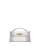 JW PEI Women's Noor Top Handle Bag - White Croc