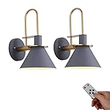 【Applique murale LED sans fil】— 200 lumens, lumière blanche 6000k, éclairage LED super brillant. Belle lumière tamisée comme veilleuse ou pour éclairer des œuvres d'art ou d'autres objets.