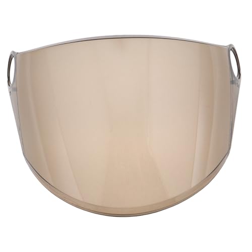 VINTORKY Motorrad Windschutzvisier Aus Pet Braun Verstellbar Schutzschild Gesichtsvisier Für Helm Ganzjahres Outdoor Fahrerschutz