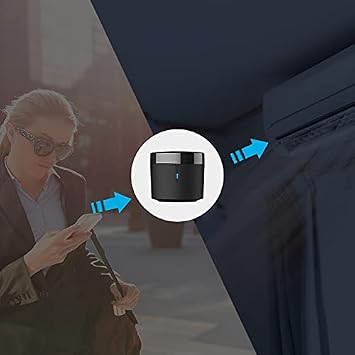 Broadlink RM4 mini IR Remote Controller + HTS2 Temperature Humidity Sensor WiFi for Air conditioning TV set-top Box Work with Alexa googlehome