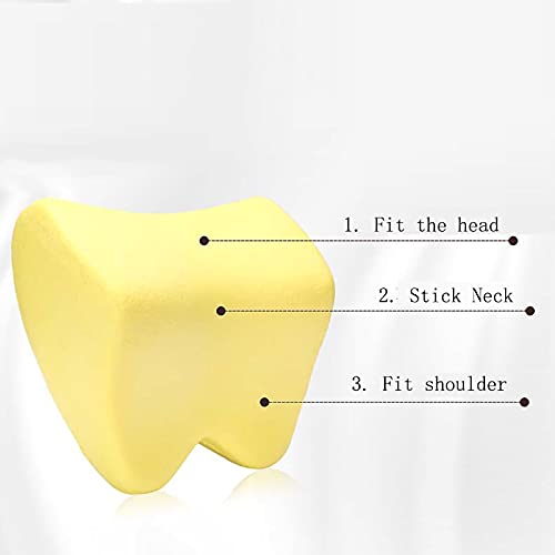 Autostoel Laterale Hoofdsteun, Lederen Hoofdsteunkussen Met Telescopische Stang En Verschuifbare Clips Voor Kinderen En Volwassenen, Zwart (Kleur : E) - Image 6