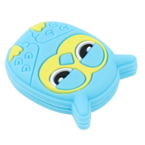 RCGOFOLLOW Amortiguador de Vibraciones para Raqueta de Tenis, Ligero y Duradero, de Silicona. Fácil de Montar. Ideal para Usar Antes de Jugar al Tenis o, Azul, 2.5 x 3 cm