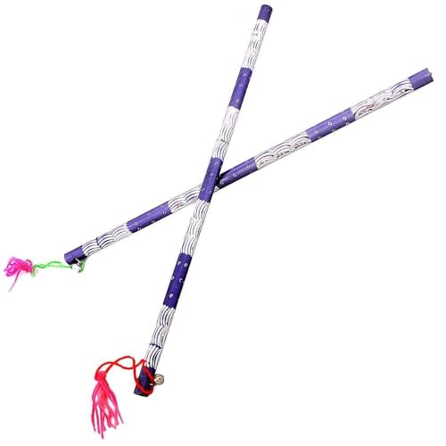 Next Heritage Dandiya Aluminium Dandia dandiya para garba gharba en multicour - 2 pc (un par) miniatura 3