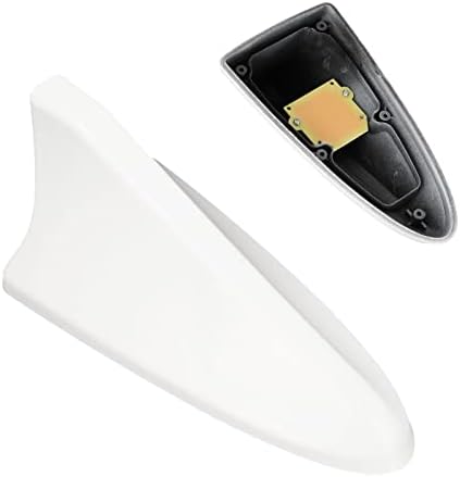 Car Shark Fin Antenna Cover, Car Shark Fin Antenna Cover 96219 D5000EBQK Roof Aerial Base Replacement for Optima 2014 2015 2016 2017 2018 2019 2020(White)