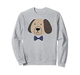 Photo Gallery divertente cucciolo di cane disegnato a mano con graziosi papillon felpa Photo Gallery divertente cucciolo di cane disegnato a mano con graziosi papillon felpa