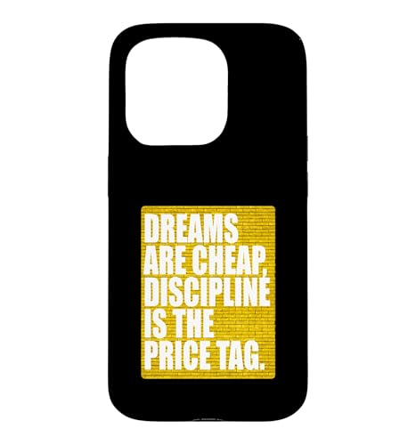 University Varsity-�S�[���h�J���[ Discipline Is The Price Tag �X�}�z�P�[�X iPhone 15 Pro �p