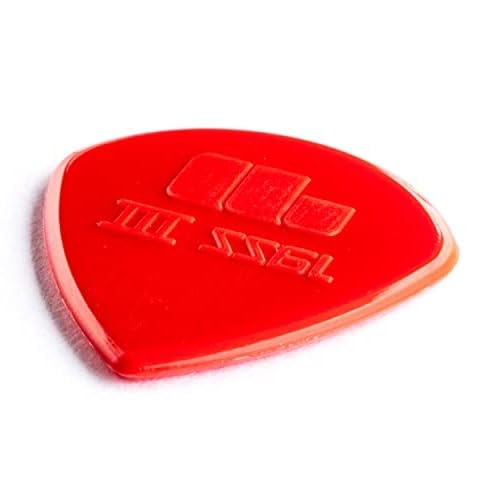 image for JIM DUNLOP Dunlop Jazz III Pick Pack, Red Nylon,1.38mm, Green, 6 Pack