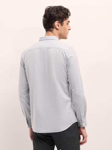 Image of THE BEAR HOUSE Men's Cotton Checked Slim Fit Shirt