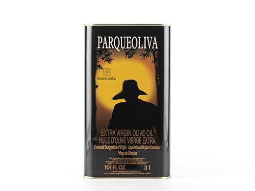 PAQUEOLIVA – Aceite de Oliva Virgen Extra Pack 4 × 3L | DOP Priego de Córdoba | Sabor Intenso y Equilibrado | Coupage de Variedades Seleccionadas | Ideal para Uso en Crudo y Cocina Profesional