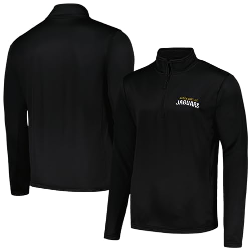 Image of Dunbrooke Men's Royal Buffalo Bills All-Star Tech Quarter-Zip Top