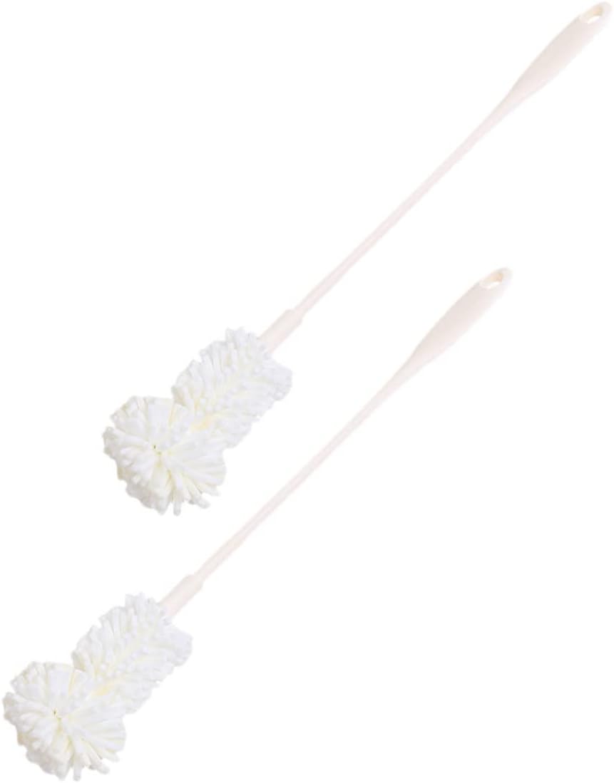 Mobestech 2pcs Sponge Bottle Brush Sponge Cup Brush Kitchiny Bottle Water Cleaner Mam Cleaning Feeding Scrubber Household Baby Pacifier Pp